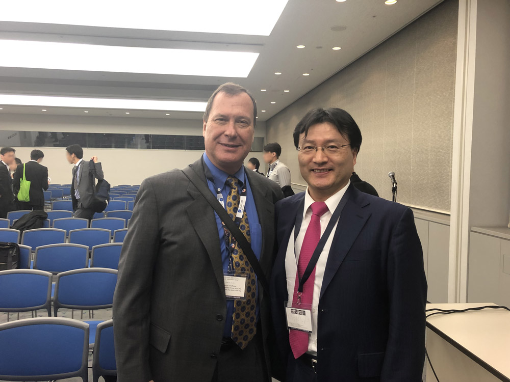 シュレーゲル教授と永尾先生のお写真