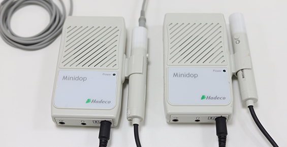 超音波血流計 ナガオメソッドに必須の機械です。