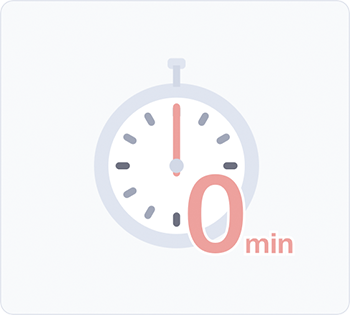 移動・待ち時間がゼロ